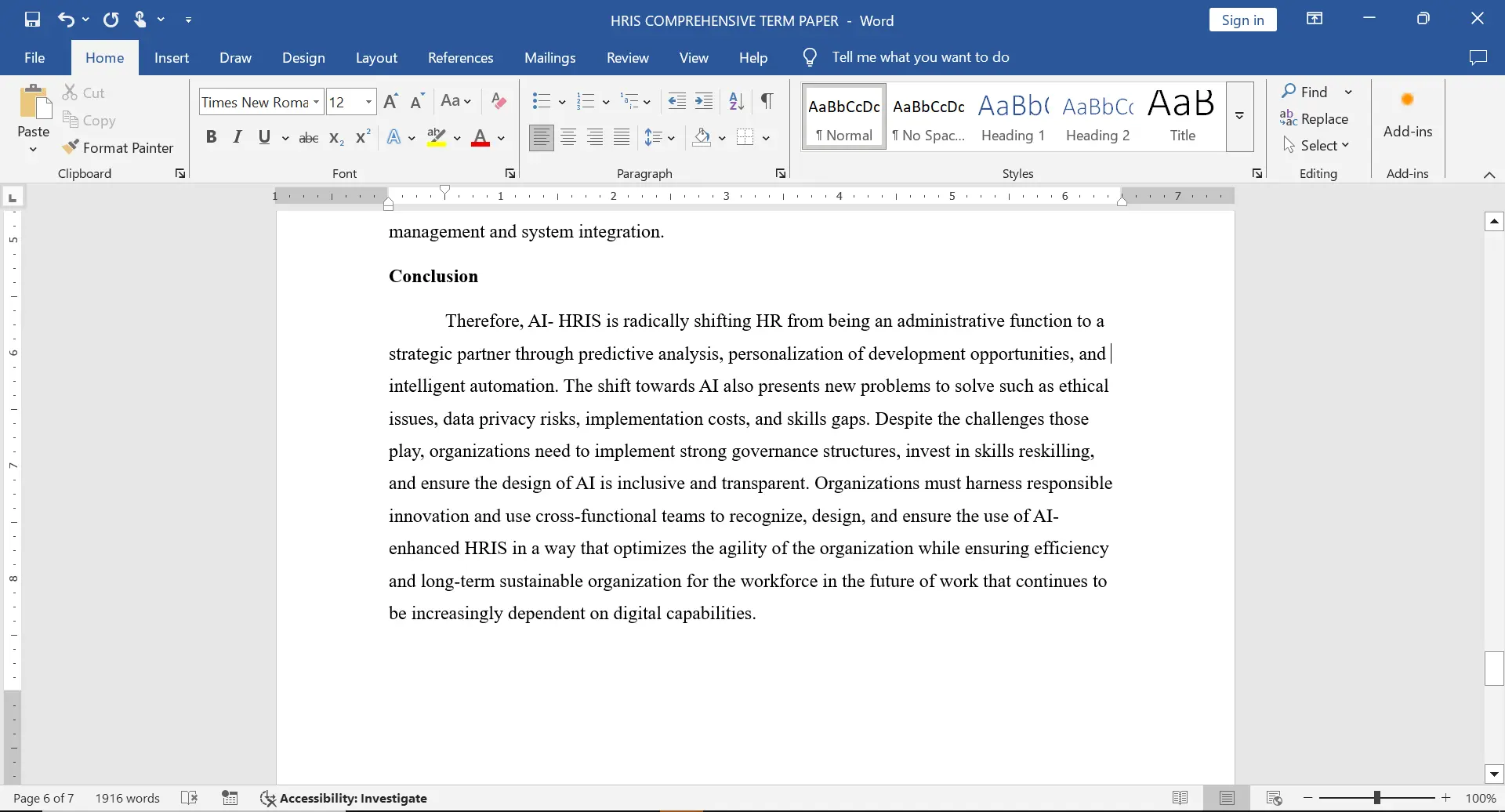 conclusionparagraphexample