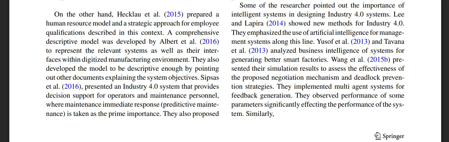 literature review apa example