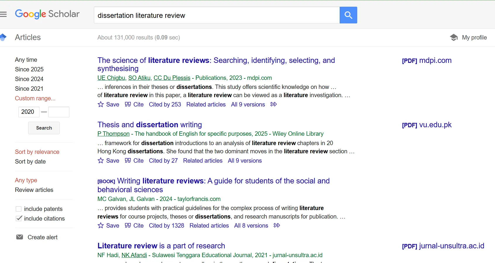 literature review